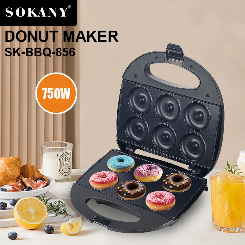 Foto 4 pulgar | Sokany Maquina De Donas, De 6 Piezas  Sk-bbq-856