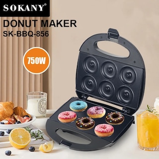 Foto 3 | Sokany Maquina De Donas, De 6 Piezas Sk-bbq-856