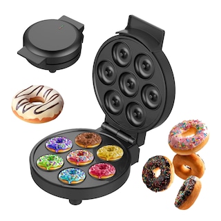 Foto 1 | Maquina Para Hacer Donas De Acero Inoxidable Con Placas Antiadherentes Coccion Perfecta 7 Mini Donas A La Vez