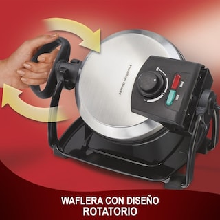 Foto 3 | Waflera Rotatoria Antiadherente Hamilton Beach 26010r