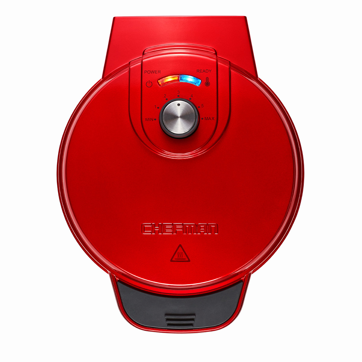 Foto 4 pulgar | Wafflera Chefman color Rojo Belga Antidesbordamiento con Selector de Sombras y Foso Antisuciedad con Placas Antiadhere