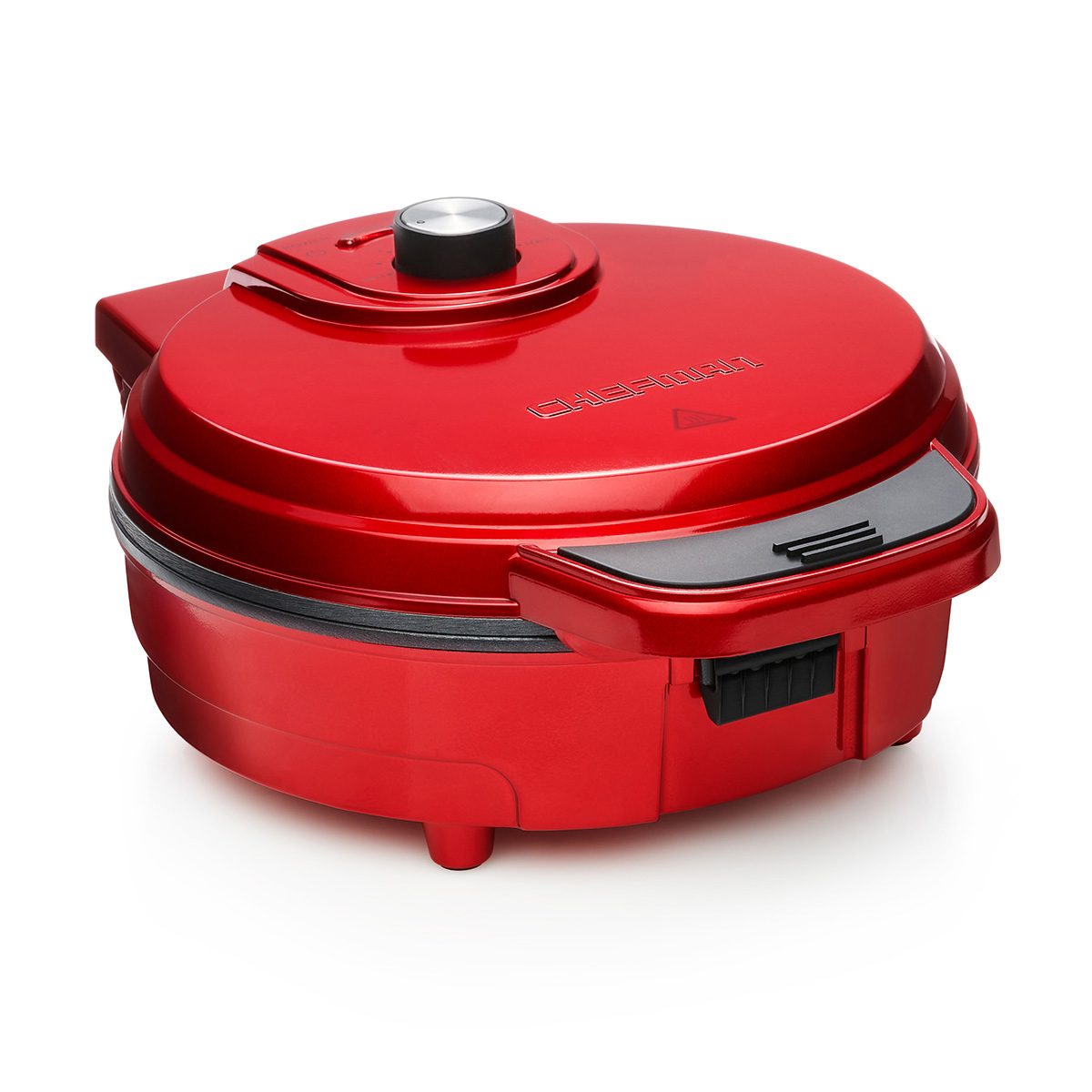 Foto 5 pulgar | Wafflera Chefman color Rojo Belga Antidesbordamiento con Selector de Sombras y Foso Antisuciedad con Placas Antiadhere