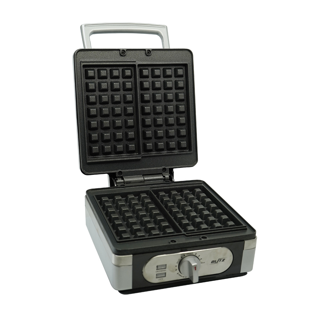 Foto 4 pulgar | Wafflera Antiadherente Blitz WAKMZW130 color Gris de Uso Comercial de 1300 W