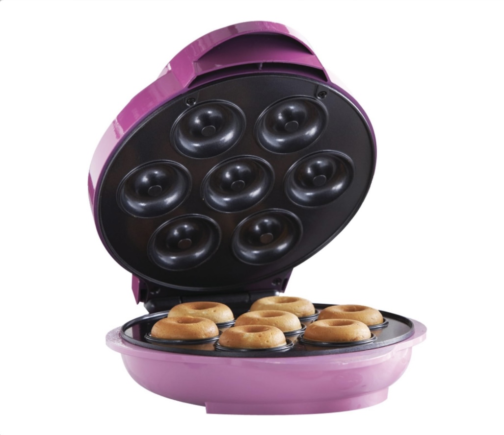 Foto 1 | Brentwood Mini Máquina Wafflera para Hacer Donas Antiadherente Rosa