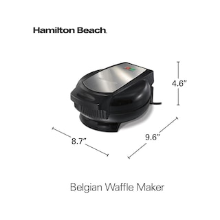 Foto 6 | Wafflera Eléctrica Belga Hamilton Beach 26071 Negro