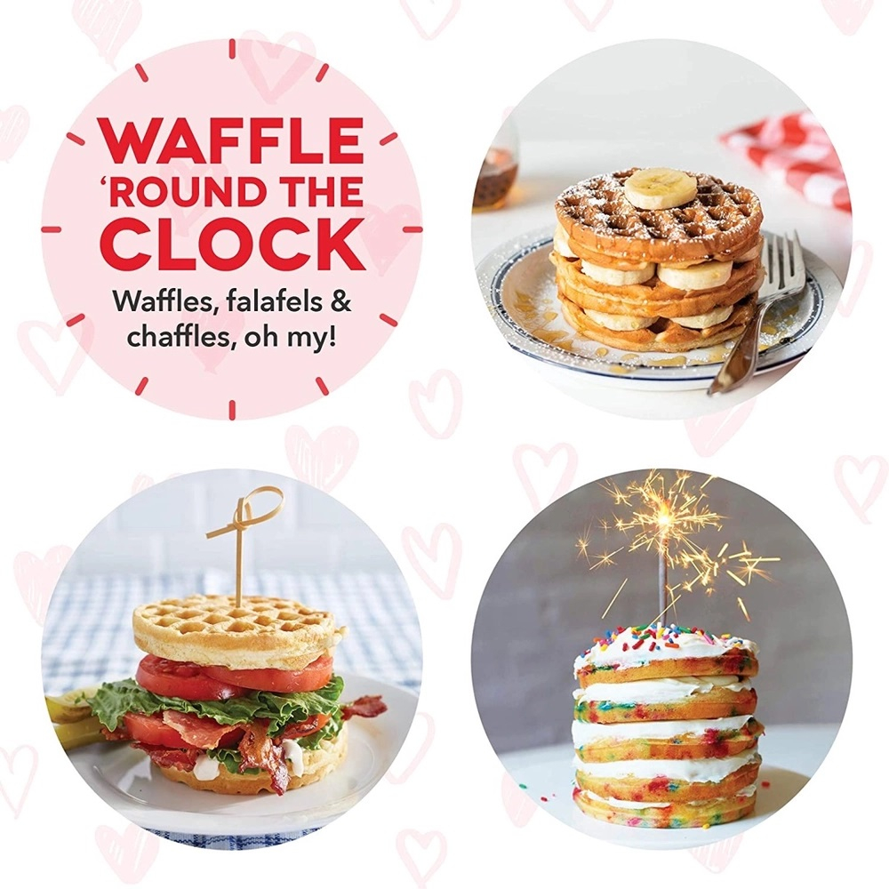 Foto 4 | Venta Internacional - Mini Máquina de Wafles en Forma e Corazón 110 V