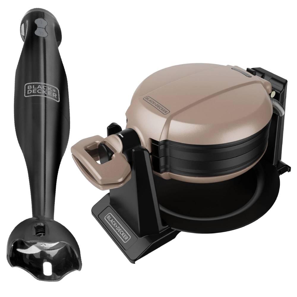 Foto 1 | Combo Batidora de Inmersion + Waflera Belga Black & Decker