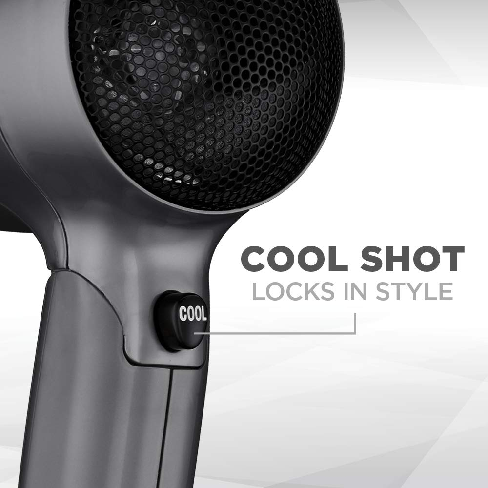 Foto 4 | Secador de Pelo con Asa Plegable Conair 1875 Watt Compact Dual Voltage Travel - Venta Internacional