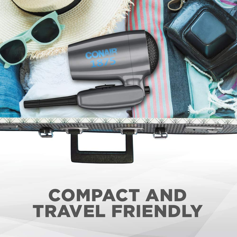 Foto 7 pulgar | Secador de Pelo con Asa Plegable Conair 1875 Watt Compact Dual Voltage Travel - Venta Internacional