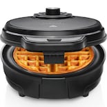Waflera Belga Chefman Antidesbordamiento Negra Inoxidable - Venta Internacional