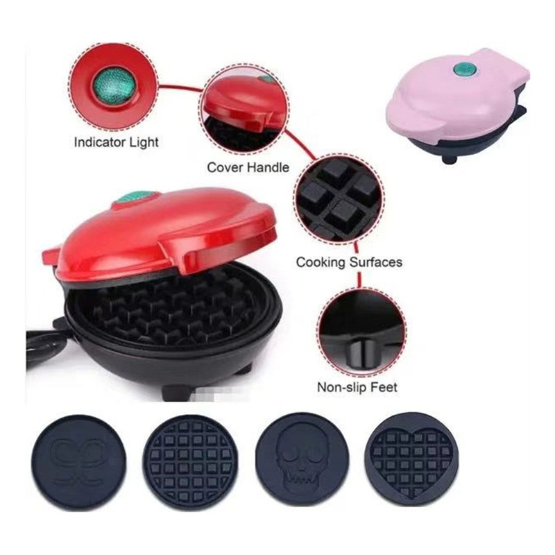 Foto 3 pulgar | Máquina Para Hornear Tartas De Gofres Mini Make 350 W 110-220 V - Venta Internacional.