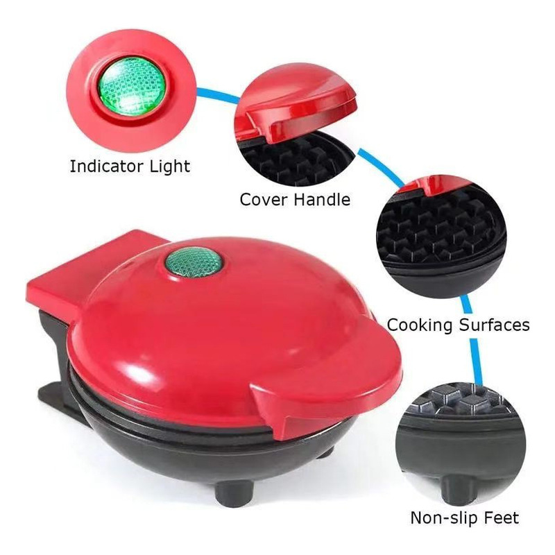 Foto 7 pulgar | Máquina Para Hornear Tartas De Gofres Mini Make 350 W 110-220 V - Venta Internacional.