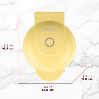 Foto 4 | Máquina Para Hacer Gofres Holstein Housewares Personal Antiadherente Amarillo - Venta Internacional