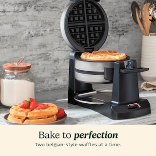 Foto 2 | Máquina Para Hacer Gofres Cuisinart Waf-f40 Con Doble Tapa, 1400 W, Color Negro Y Inoxidable - Venta Internacional.