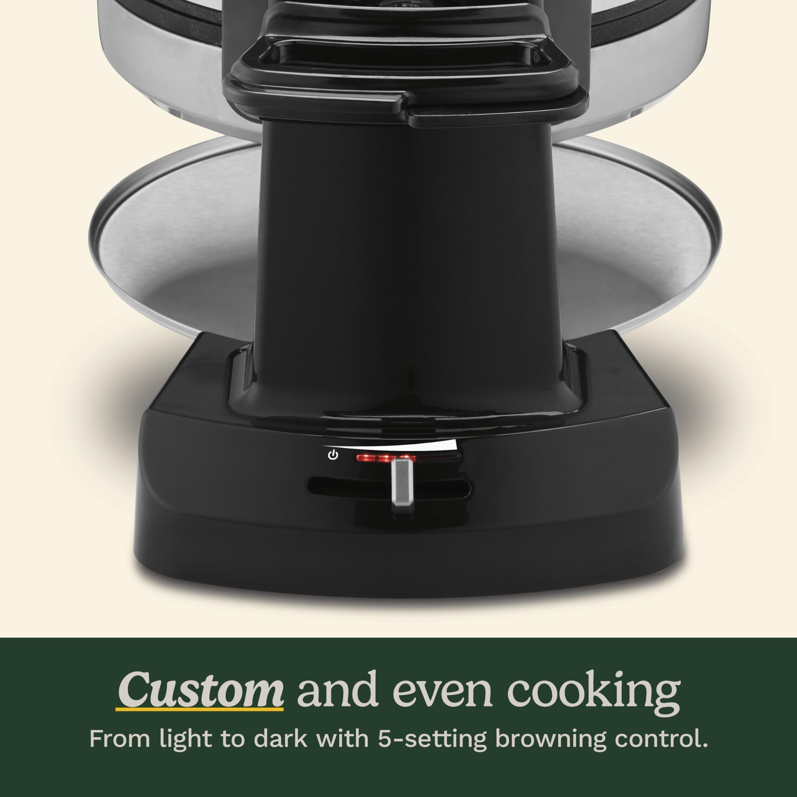 Foto 6 pulgar | Máquina Para Hacer Gofres Cuisinart Waf-f40 Con Doble Tapa, 1400 W, Color Negro Y Inoxidable - Venta Internacional.