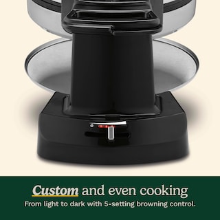 Foto 5 | Máquina Para Hacer Gofres Cuisinart Waf-f40 Con Doble Tapa, 1400 W, Color Negro Y Inoxidable - Venta Internacional.