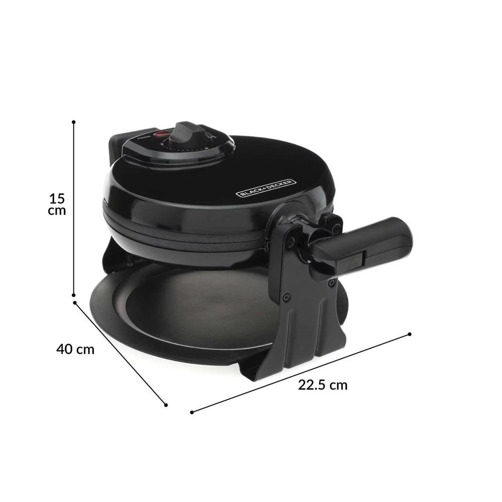 Foto 7 pulgar | Waflera Black And Decker Wm1000b Tipo Belga Giratoria