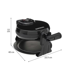 Foto 6 | Waflera Black And Decker Wm1000b Tipo Belga Giratoria