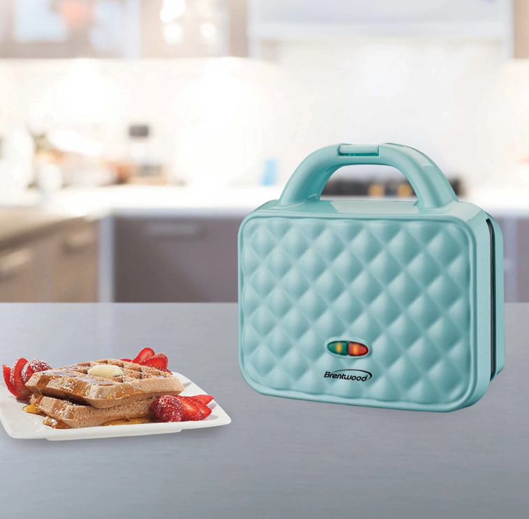 Foto 5 pulgar | Maquina Para Waffles Brentwood Azul