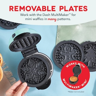 Foto 2 | Platos Para Gofres Para Dash Multimaker Mini System Two, 10 Cm - Venta Internacional.