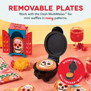 Foto 2 | Platos Para Gofres Dash Multimaker Mini System Two, Antiadherentes De 10 Cm - Venta Internacional.
