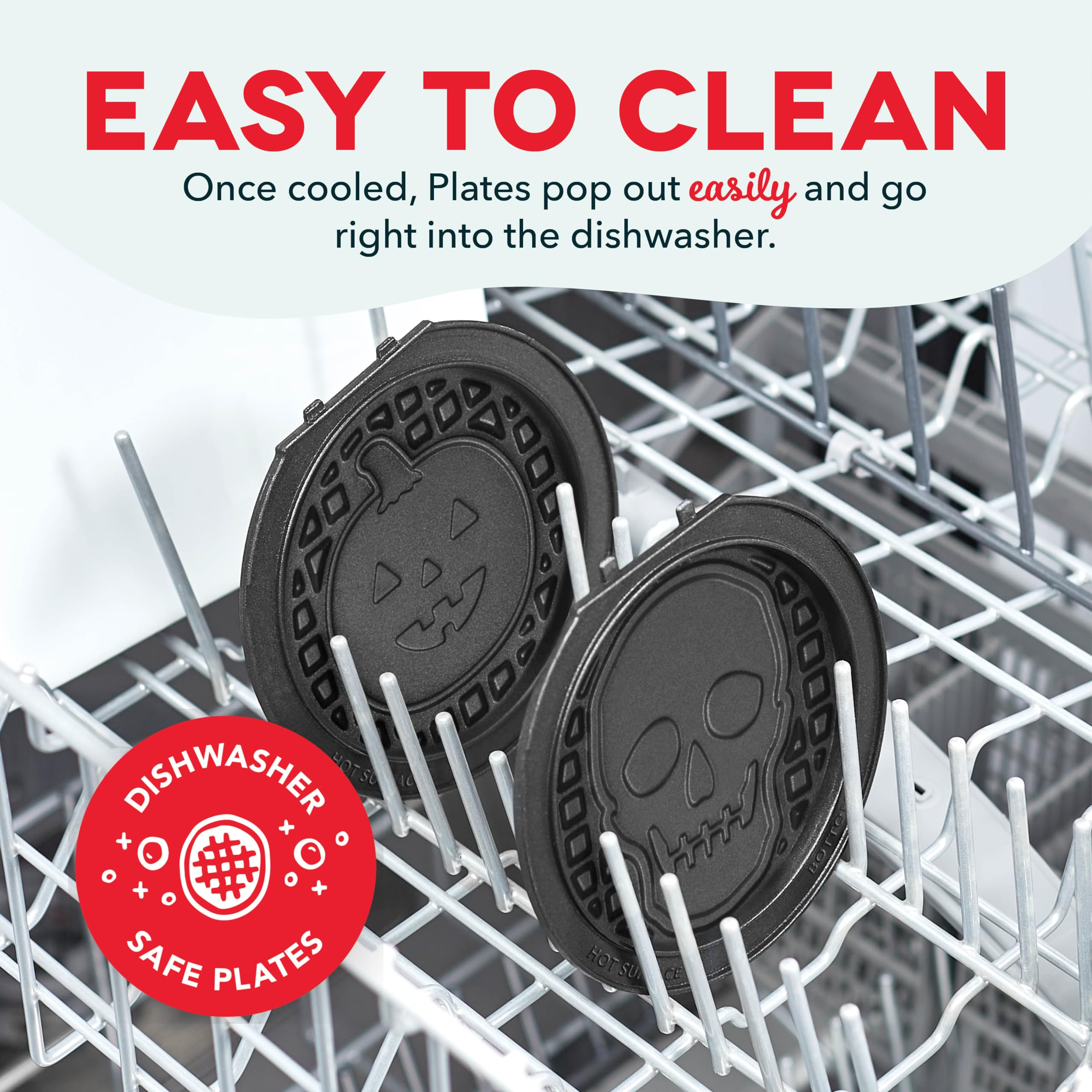 Foto 5 | Platos Para Gofres Dash Multimaker Mini System Two, Antiadherentes De 10 Cm - Venta Internacional.