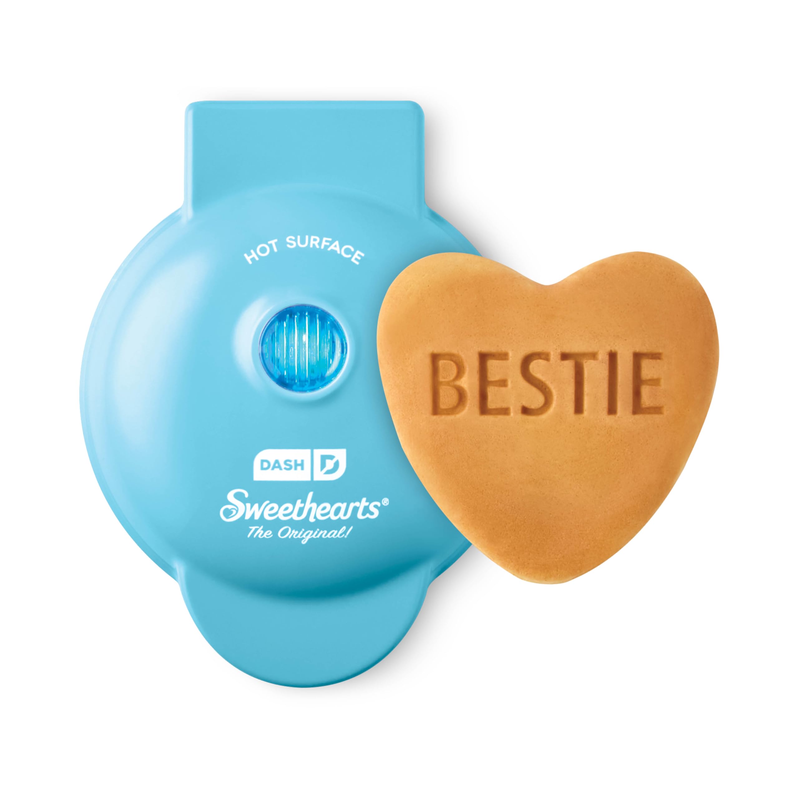 Mini Máquina Para Hacer Gofres Dash X Sweethearts  Bestie Blue De 4 Pulgadas - Venta Internacional.