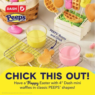 Foto 2 | Minigofrera Dash Peeps X Dash Chick De 10 Cm, Color Amarillo - Venta Internacional.