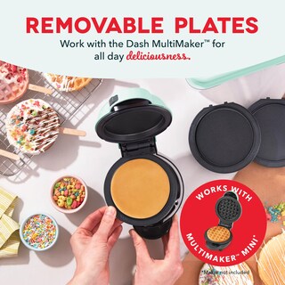Foto 2 | Paquete De Platos Para Gofres Para El Sistema Dash Multimaker Mini - Venta Internacional.
