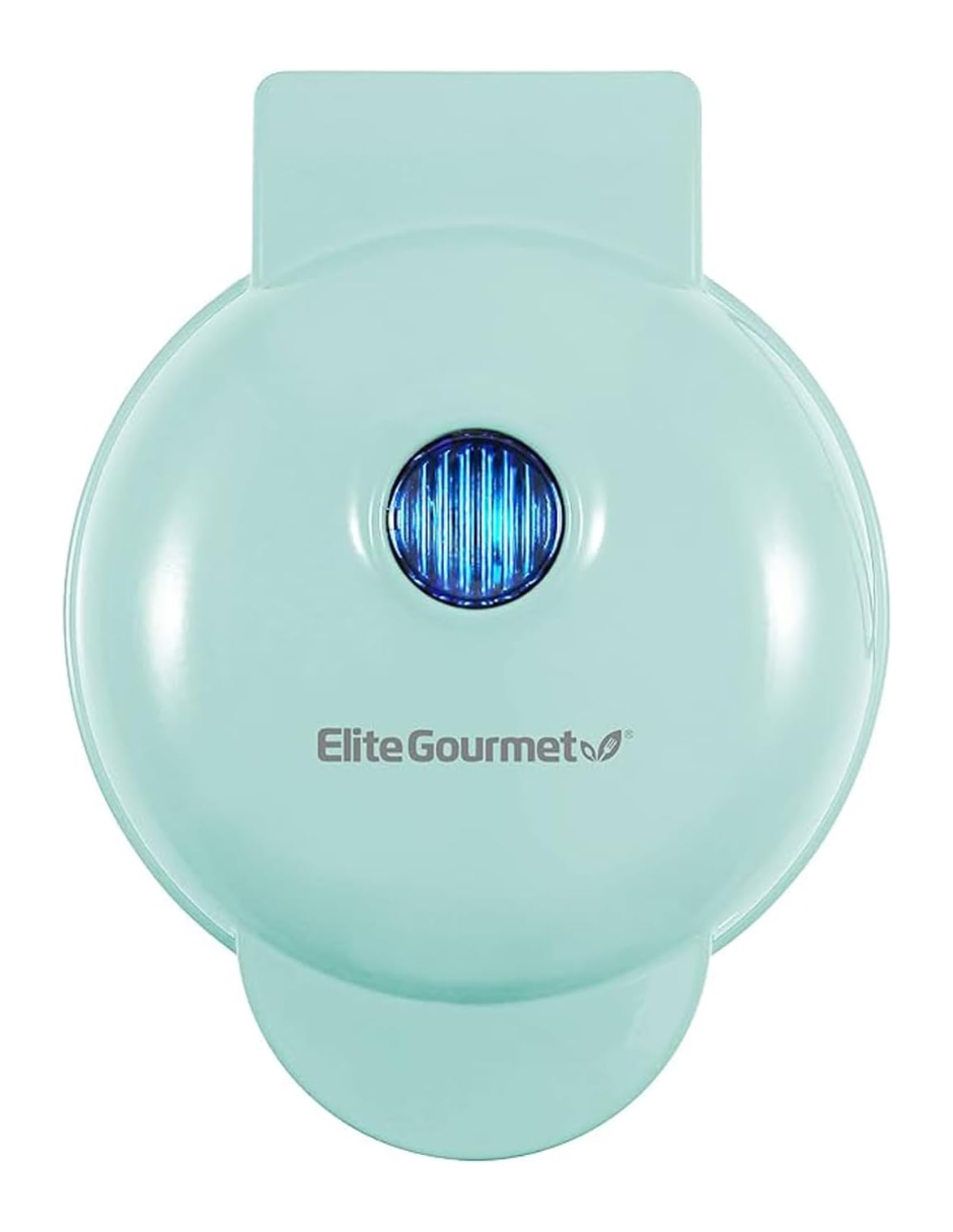 Foto 2 pulgar | Miniwaflera Eléctrica Elite Gourmet Azul Antiadherente 11.5 cm