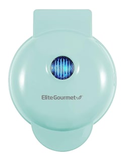 Foto 1 | Miniwaflera Eléctrica Elite Gourmet Azul Antiadherente 11.5 cm