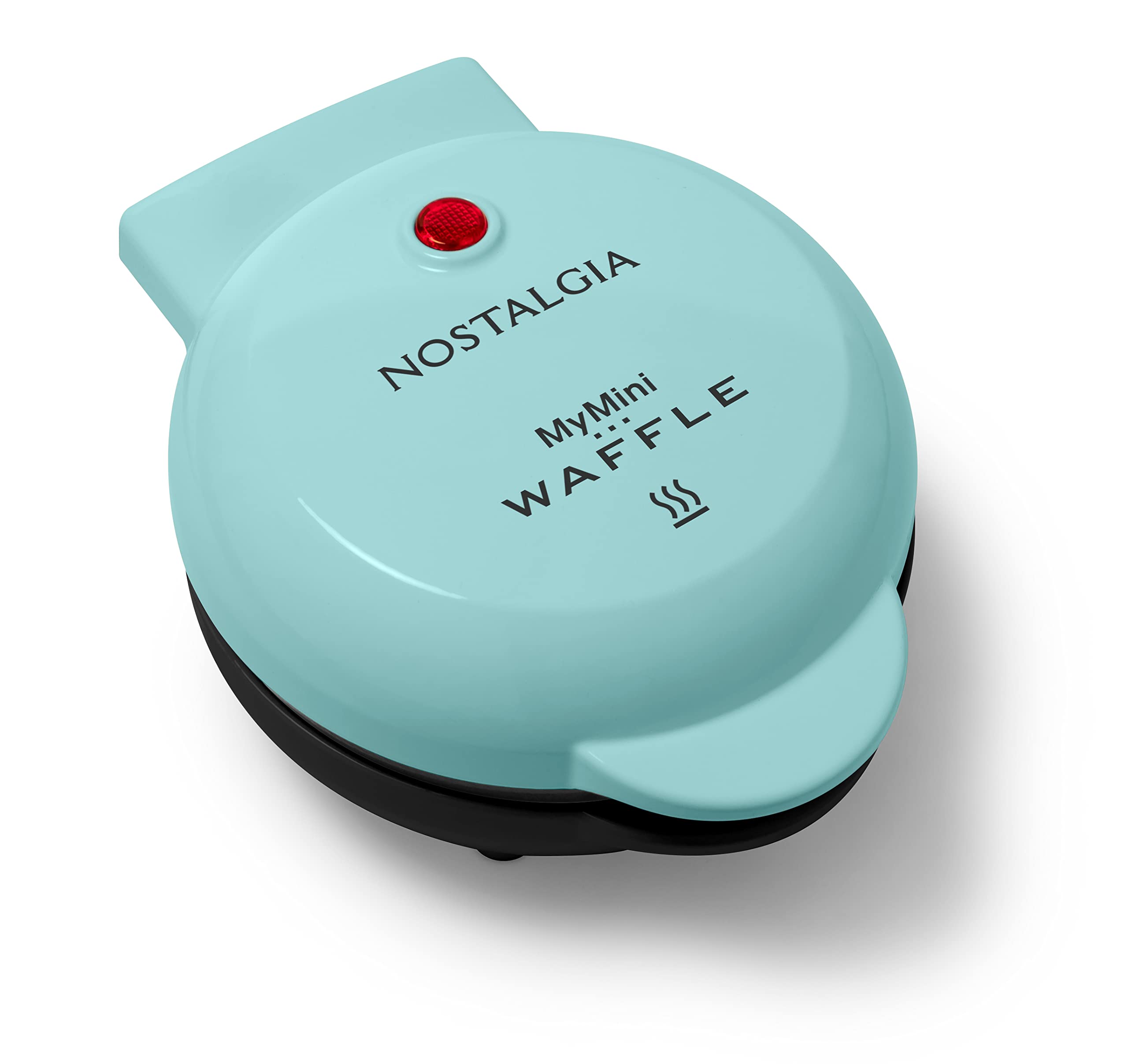 Máquina Para Hacer Gofres Nostalgia Mymini Personal Electric De 5 Pulgadas, Color Aguamarina - Venta Internacional.