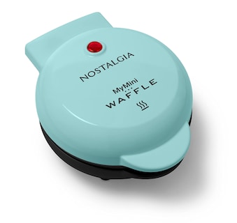 Foto 1 | Máquina Para Hacer Gofres Nostalgia Mymini Personal Electric De 5 Pulgadas, Color Aguamarina - Venta Internacional.
