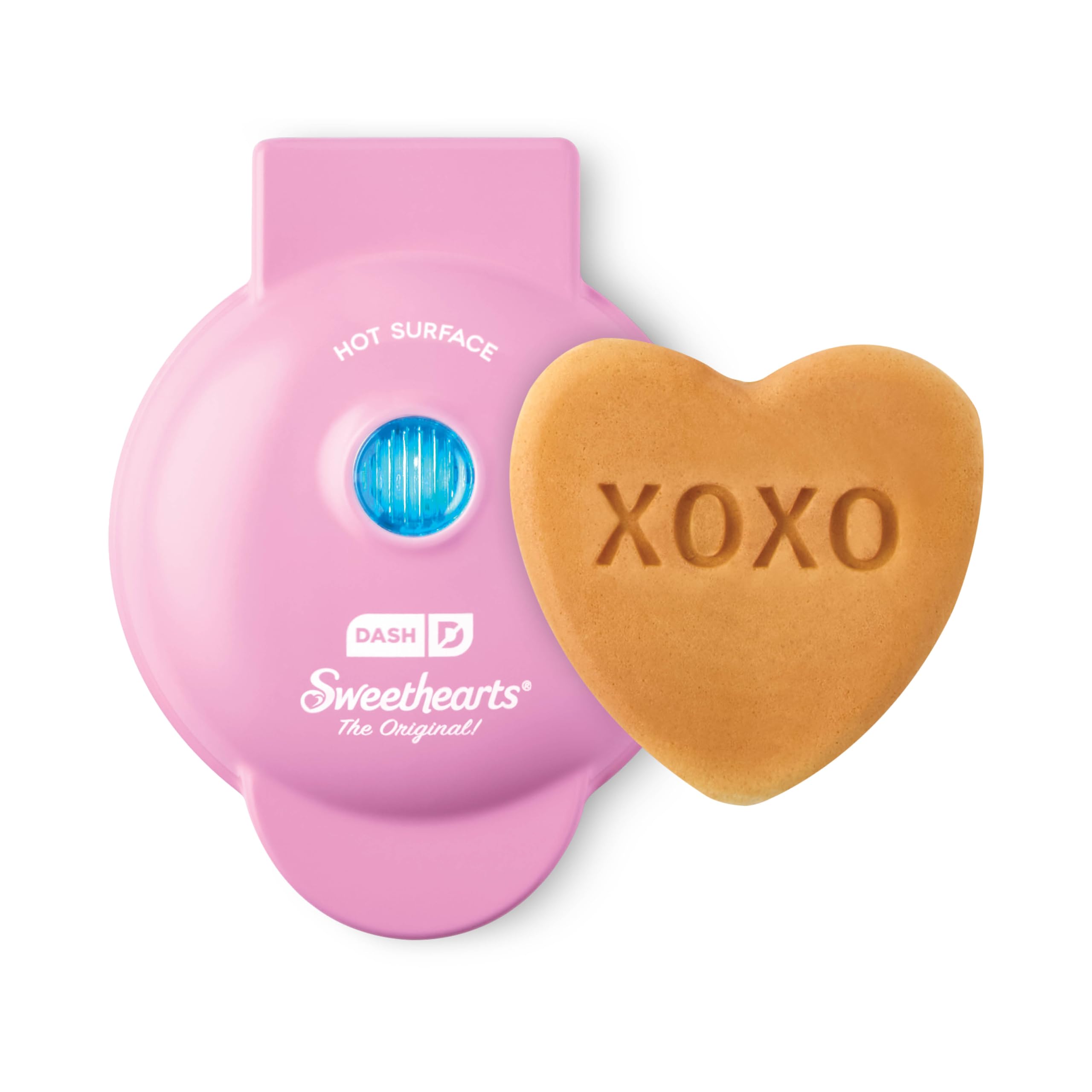 Foto 1 | Mini Máquina Para Hacer Gofres Dash X Sweethearts  De 10 Cm En Forma De Corazón, Color Rosa - Venta Internacional.