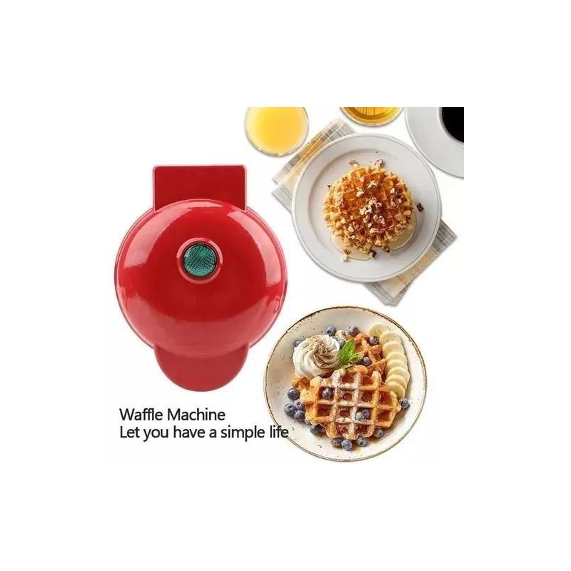Foto 4 pulgar | Mini Máquina Eléctrica Para Hacer Gofres Y Pastelería 350 W 220-240 V - Venta Internacional.