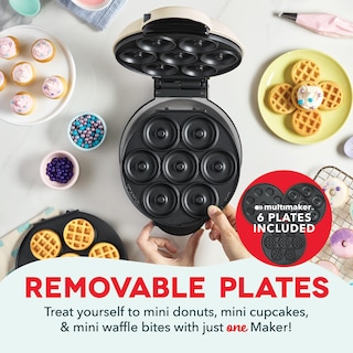 Foto 2 | Sistema Treat Maker Dash Multimaker Mini Donuts Waffle Bites - Venta Internacional.