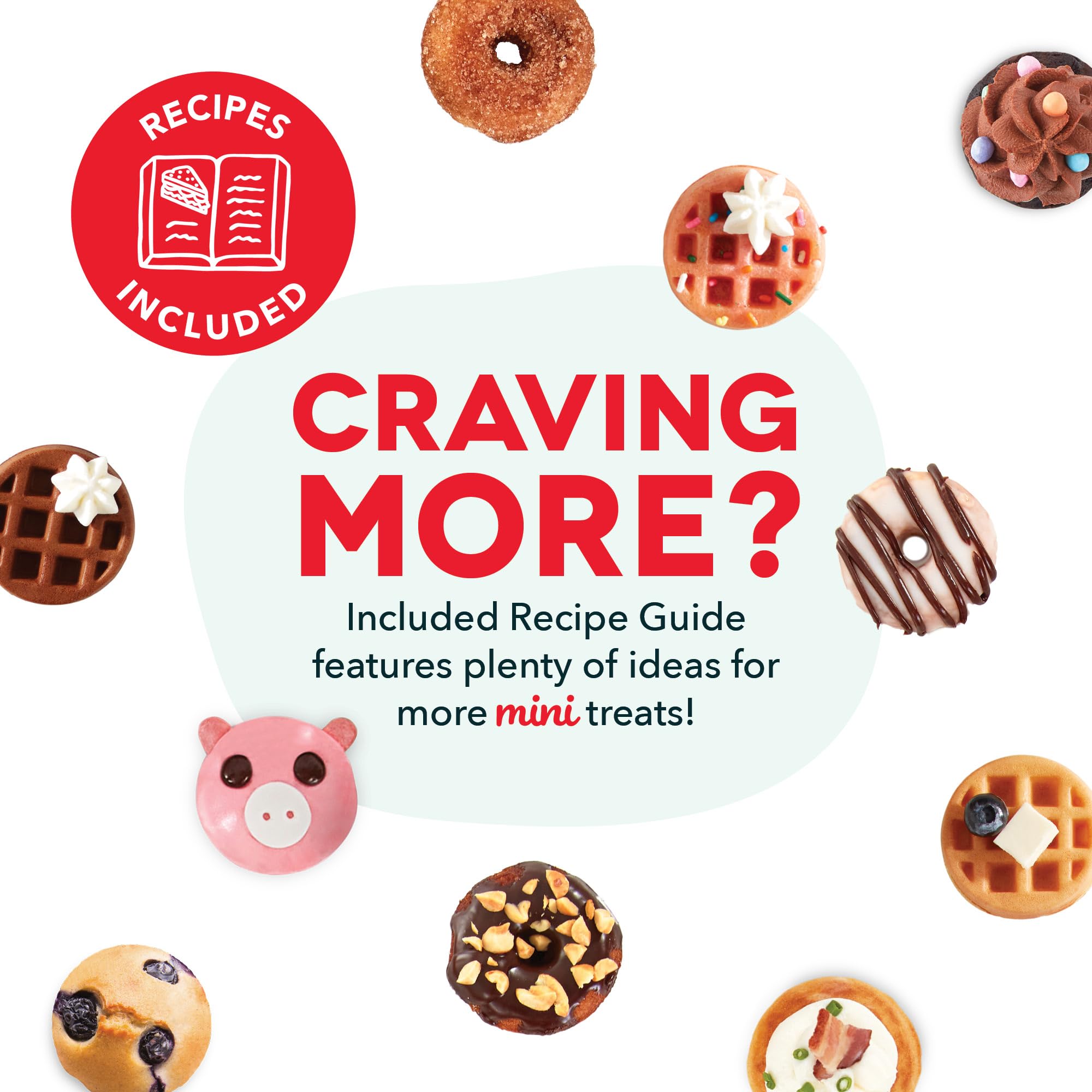 Foto 7 pulgar | Sistema Treat Maker Dash Multimaker Mini Donuts Waffle Bites - Venta Internacional.