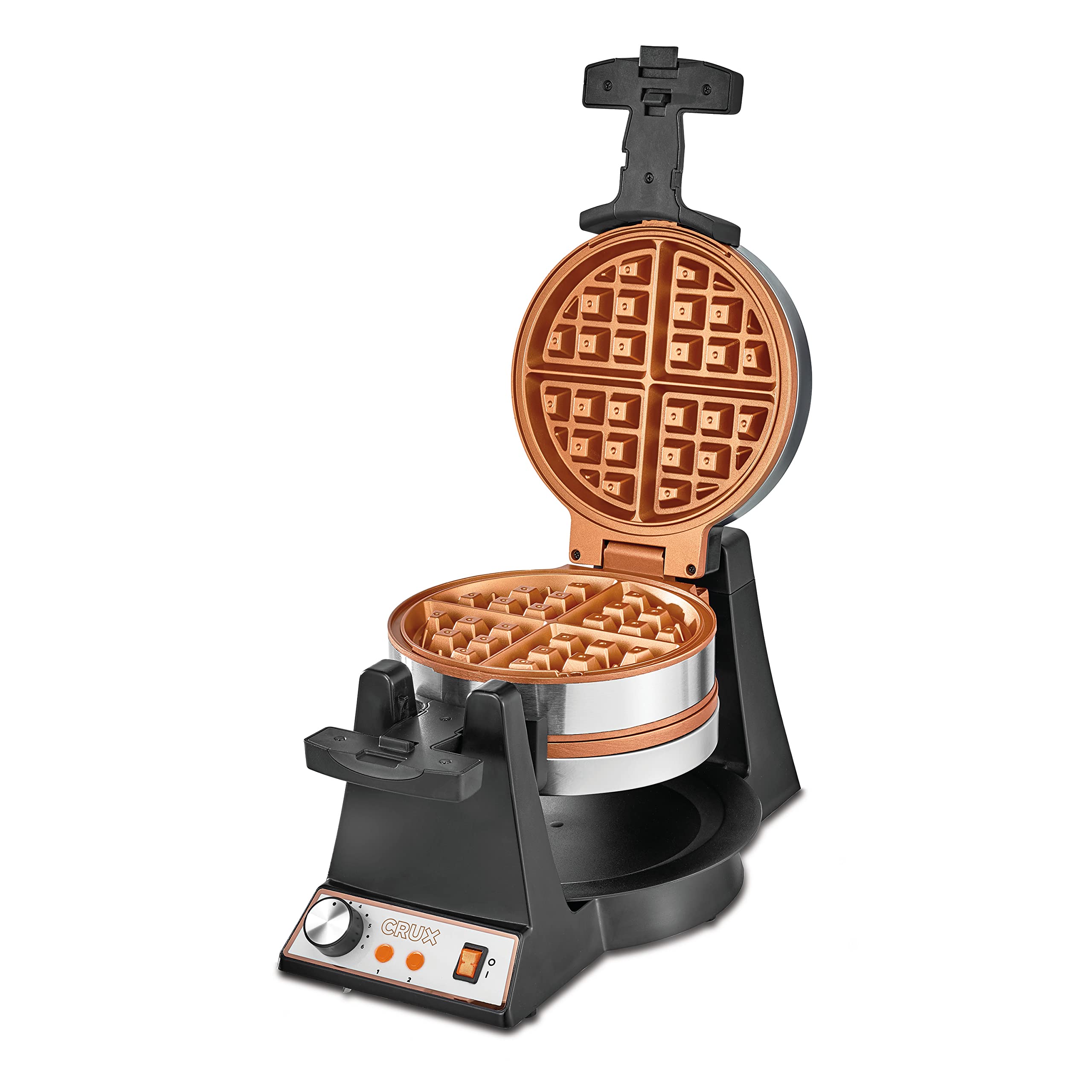 Máquina Para Hacer Gofres Belga Crux Con Doble Rotación - Venta Internacional.