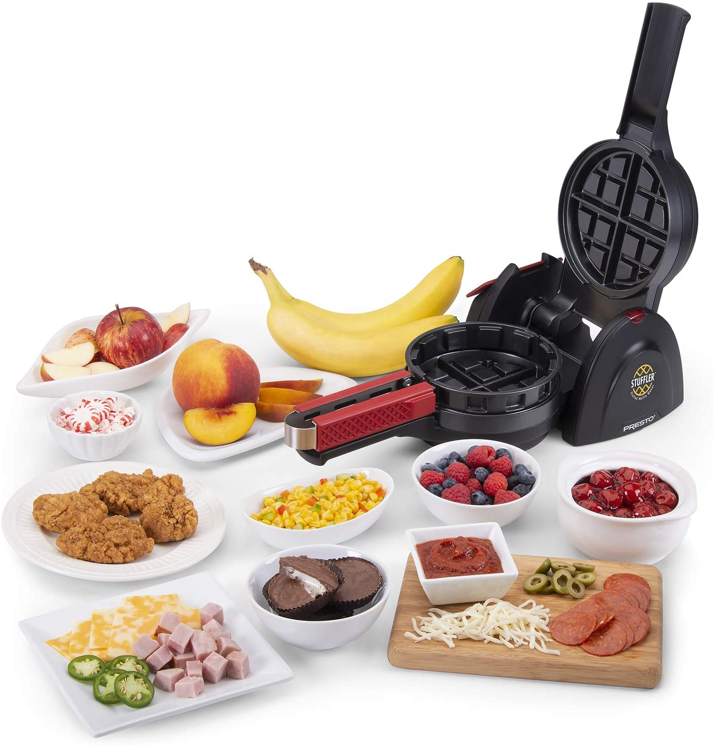 Foto 7 | Máquina Para Hacer Gofres Rellenas Presto 03512, Color Negro Belga - Venta Internacional.