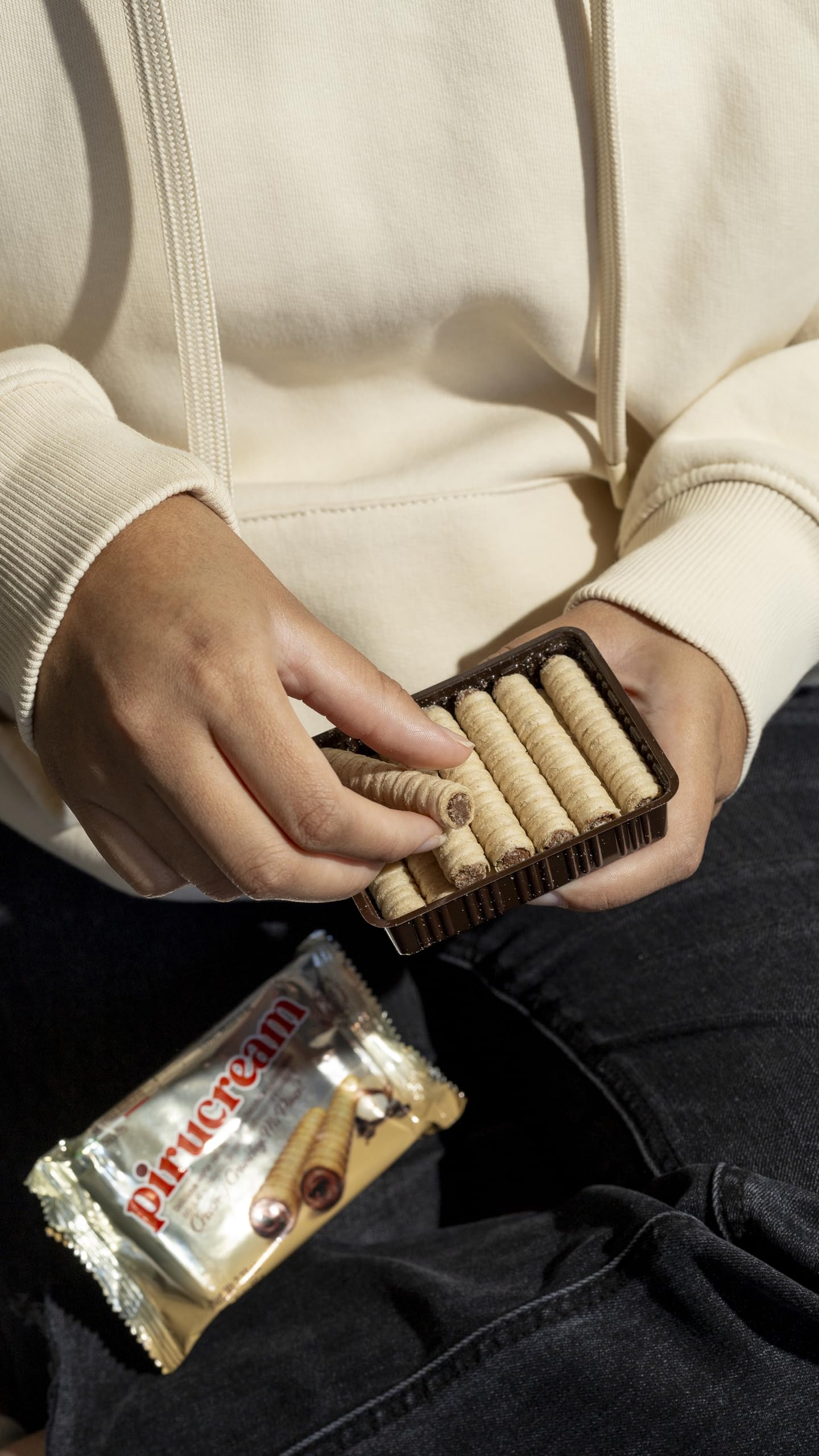 Foto 6 pulgar | Rollos De Obleas Pirucream, Chocolate Y Avellana, 66 G, Paquete De 2 - Venta Internacional.