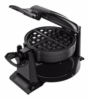 Foto 3 | Waflera Black And Decker Wm1000b Tipo Belga Giratoria