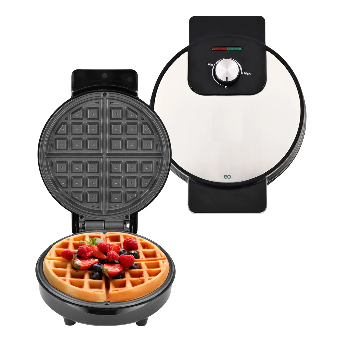 Foto 3 | Wafflera 4 Rebanadas con Regulador de Temperatura 127v  Eo Safe Imports Esi-19211 Negra
