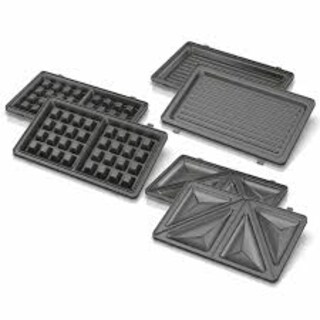 Foto 3 | Waflera Black+Decker WM2000S 3 en 1 Placas Desmontables