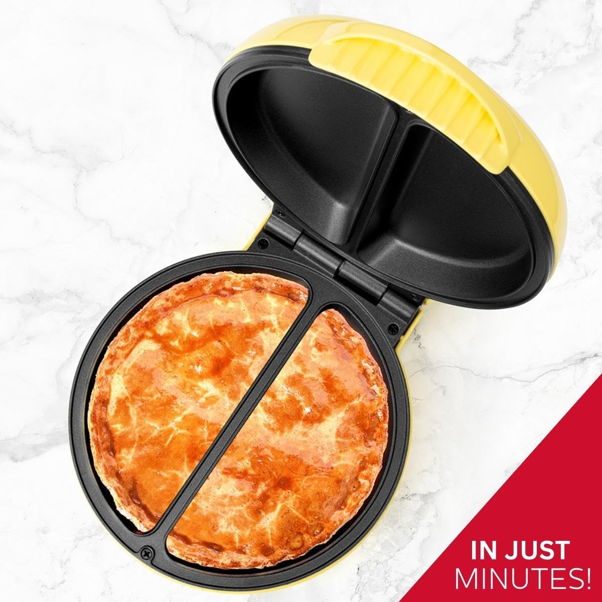 Foto 3 | Artículos Para Hacer Tortillas Y Frittatas Holstein Housewares Amarillo/inoxidable - Venta Internacional.