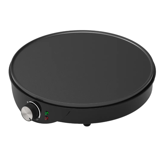 Crepera Eléctrica Antiadherente 30cm Premium Nonstick Color Negro