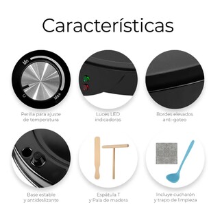 Foto 3 | Crepera Eléctrica Antiadherente 30cm Premium Nonstick Color Negro