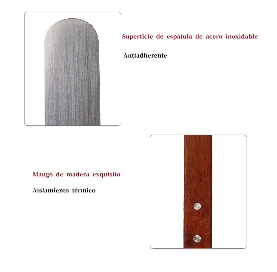 Foto 3 | Esparcidor Crepas Kit De Espátula Herramienta De Cocina