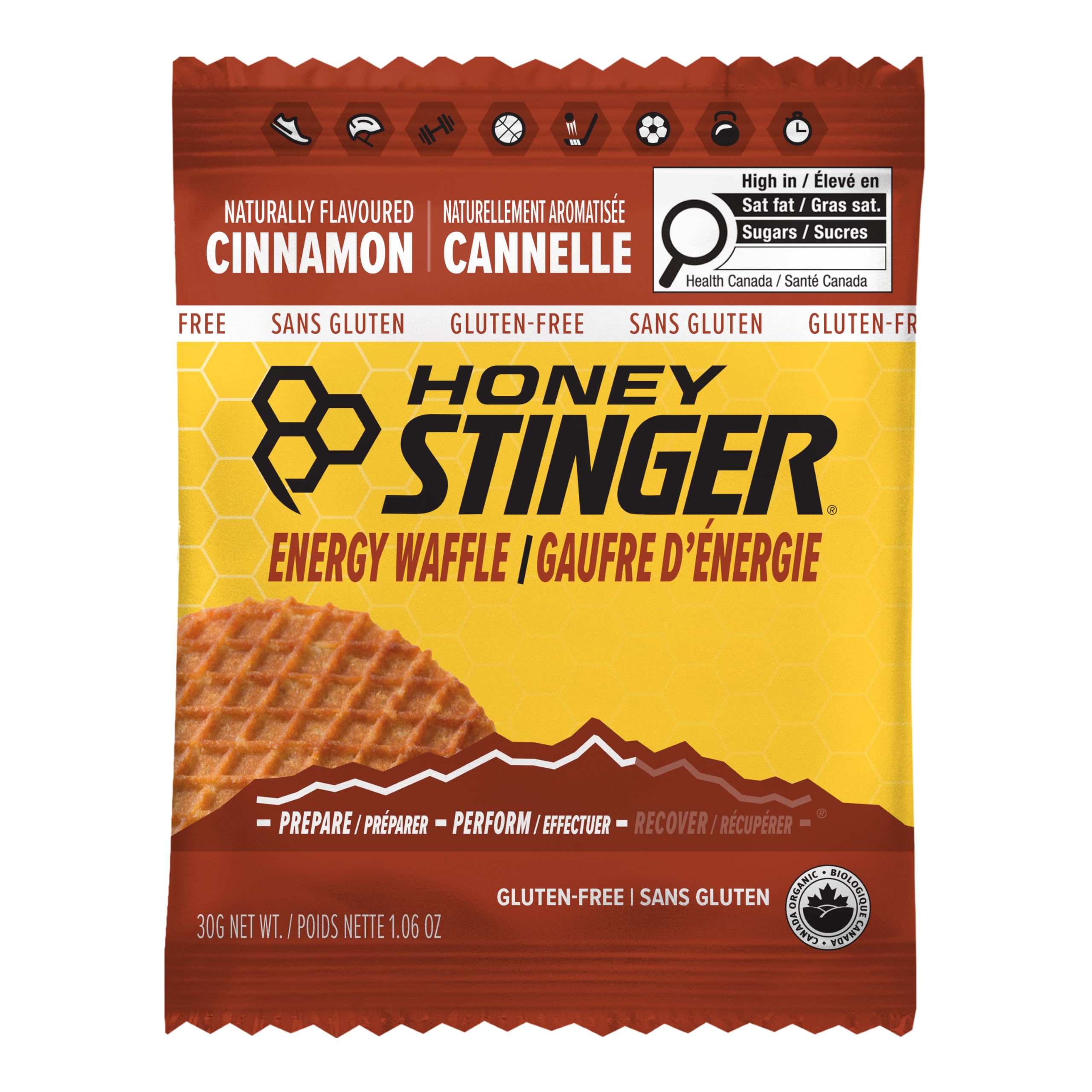 Foto 2 | Snack Honey Stinger  Gofres Orgánicos Sin Gluten Y Canela  12 Veces - Venta Internacional.