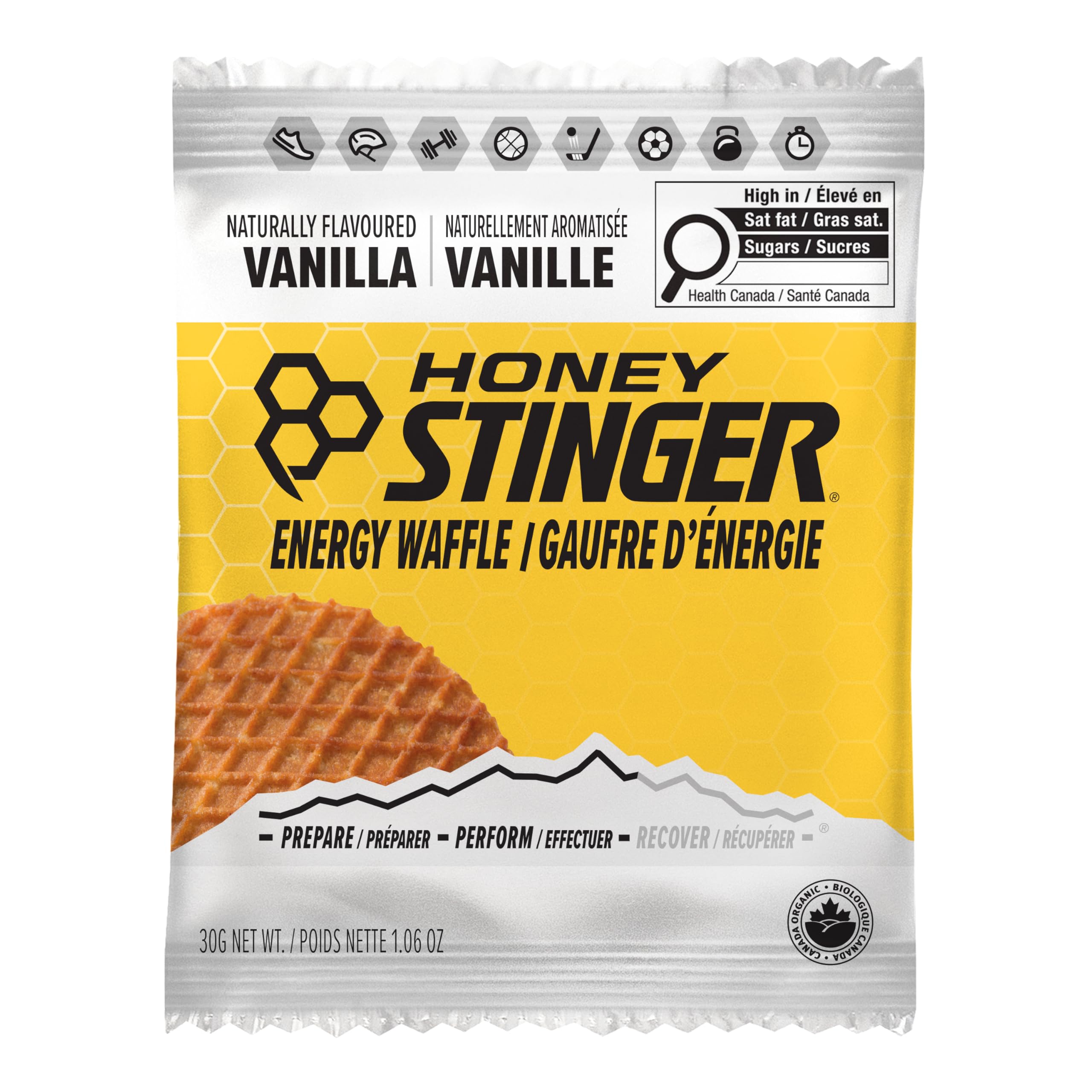 Foto 3 pulgar | Waffles Honey Stinger Vainilla Orgánica 30g 12 Unidades - Venta Internacional.