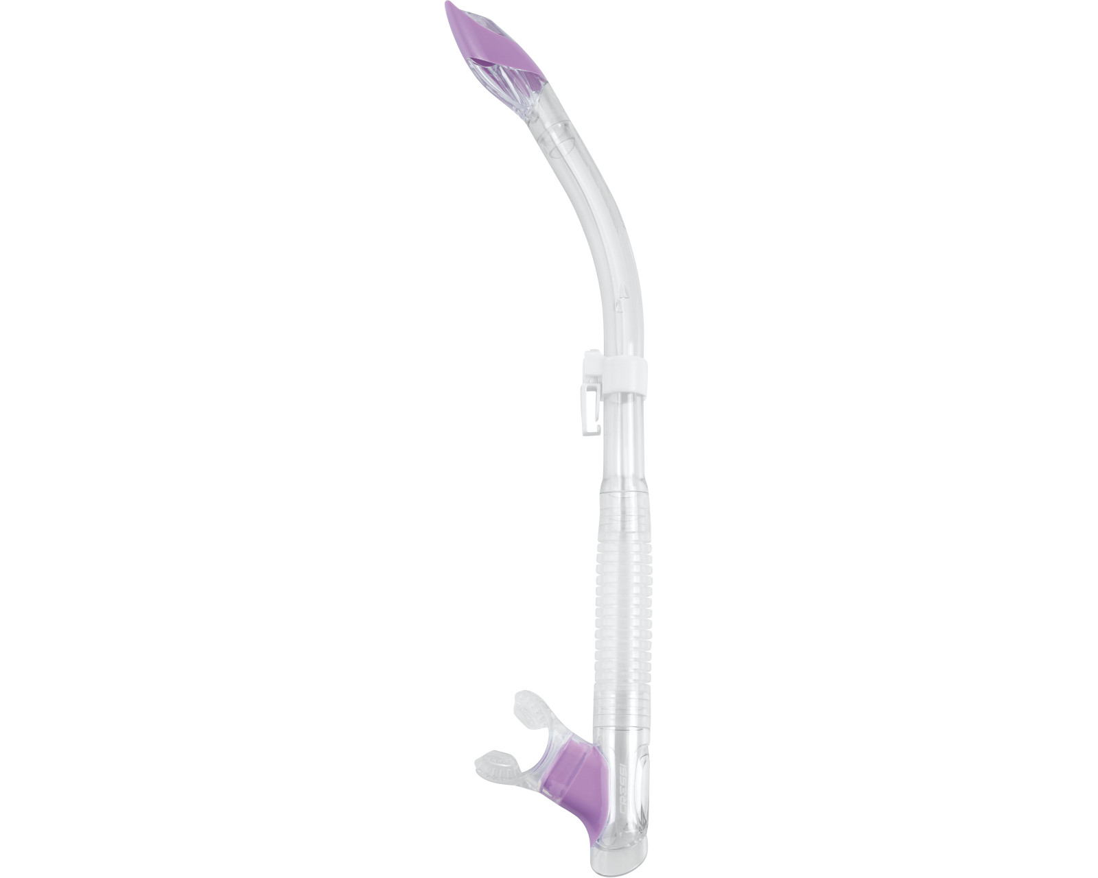 Foto 2 pulgar | Snorkel Cressi Tao Semi Dry  Tipo Semi Seco color Transparente/Lila para Adulto